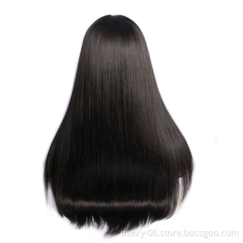 Factory Price Wholesale Human Hair lace front  Wig Brazilian Cuticle Aligned Human Hair Wig For Black Women